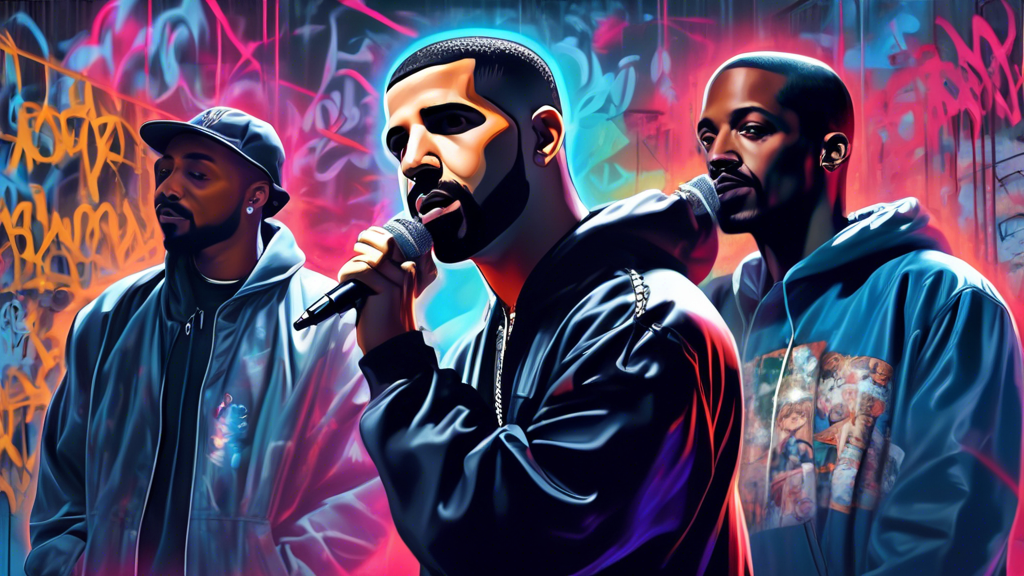 Drake Provokes Kendrick Lamar Once More in a Diss Track Featuring AI Versions of 2Pac and Snoop Dogg.