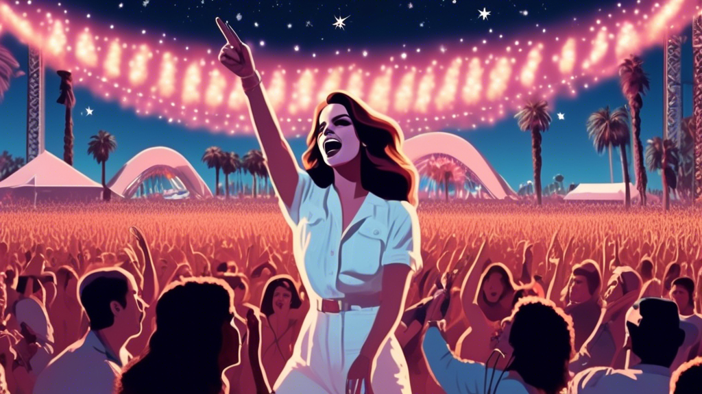 Lana Del Rey Takes Center Stage on Opening Night of Coachella 2024: View It Now.