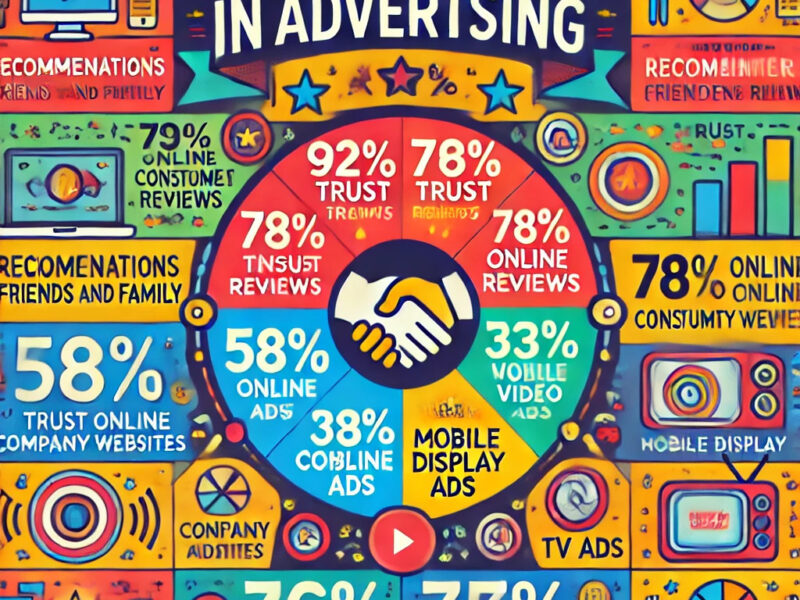 A-colorful-infographic-explaining-consumer-trust-in-advertising.-The-main-theme-is-the-trust-in-various-advertising-formats