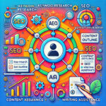 A-vibrant-and-colorful-image-visually-explaining-the-use-of-ChatGPT-in-SEO-friendly-content-creation