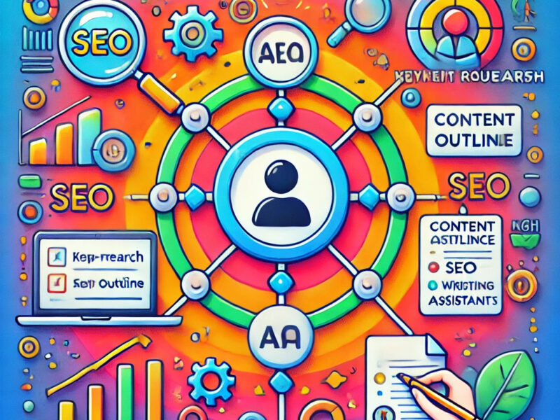 A-vibrant-and-colorful-image-visually-explaining-the-use-of-ChatGPT-in-SEO-friendly-content-creation