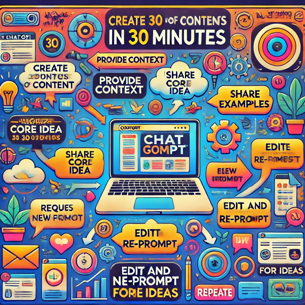 How to Create 30 Pieces of Content in 30 Minutes Using ChatGPT