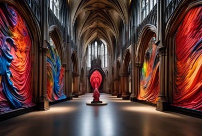 Anish Kapoor’s Enormous Sculptures Dominate the UK’s Largest Cathedral