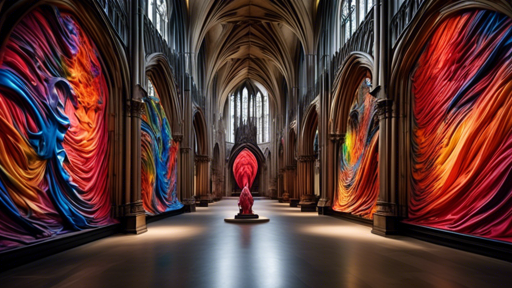 Anish Kapoor’s Enormous Sculptures Dominate the UK’s Largest Cathedral